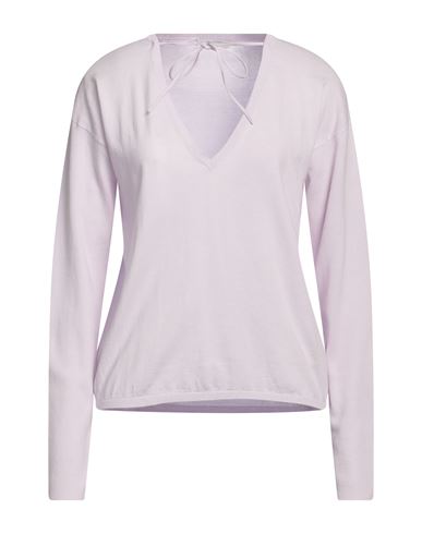 Ballantyne Woman Sweater Mauve Size 8 Cotton In Purple