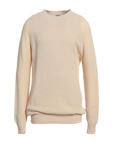 H953 Man Sweater Beige Size 44 Cotton