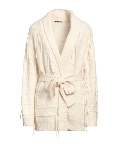 Canessa Woman Cardigan Ivory Size 3 Cashmere In White