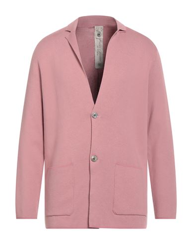 H953 Man Blazer Antique Rose Size 40 Cotton In Pink