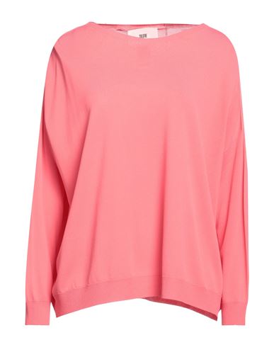 Solotre Woman Sweater Coral Size Onesize Viscose, Polyamide In Pink