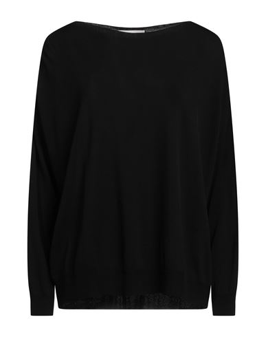 Solotre Woman Sweater Black Size Onesize Viscose, Polyamide