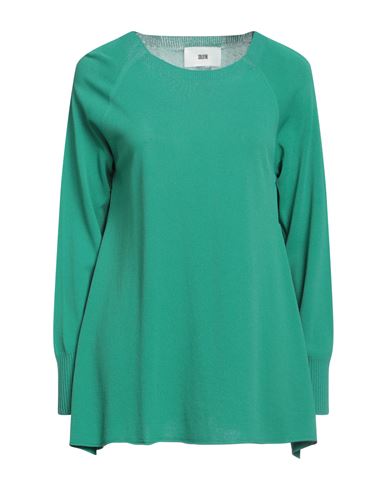 Solotre Woman Sweater Emerald Green Size Onesize Viscose, Polyamide