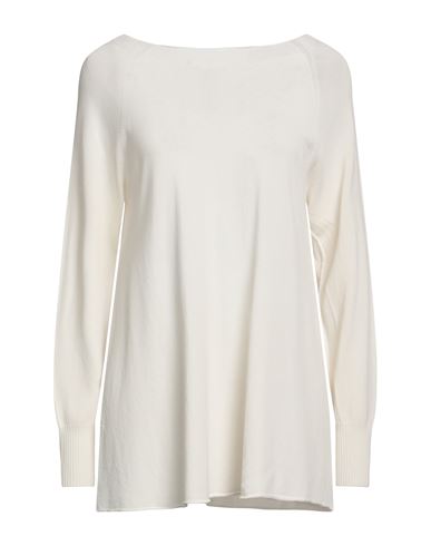 Solotre Woman Sweater Ivory Size Onesize Viscose, Polyamide In White