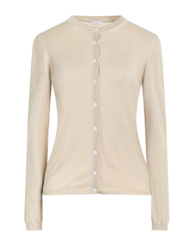 MALO MALO WOMAN CARDIGAN BEIGE SIZE 10 COTTON 
