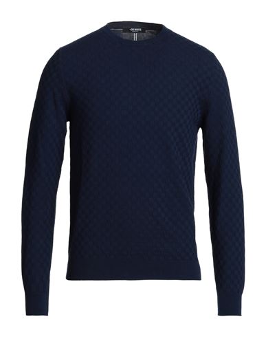 Shop +39 Masq Man Sweater Midnight Blue Size M Cotton