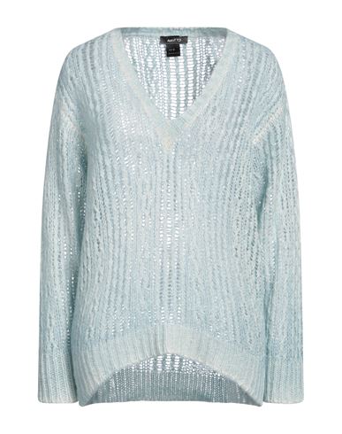 Avant Toi Woman Sweater Pastel Blue Size M Cashmere, Silk