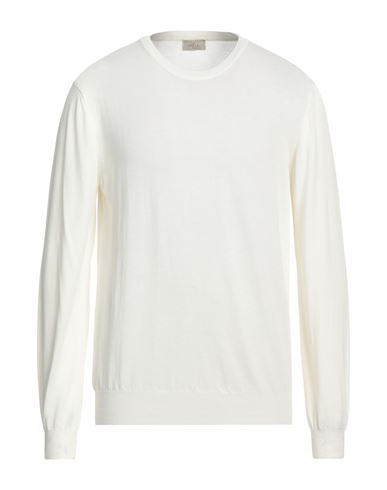 Altea Man Sweater Ivory Size M Cotton In White