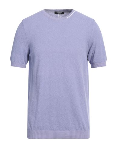 +39 Masq Man Sweater Lilac Size 42 Cotton, Polyamide In Purple