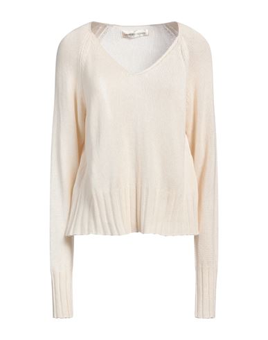 Lamberto Losani Woman Sweater Ivory Size 4 Silk, Cashmere In White