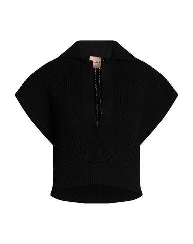 Nude Woman Sweater Black Size 6 Cotton