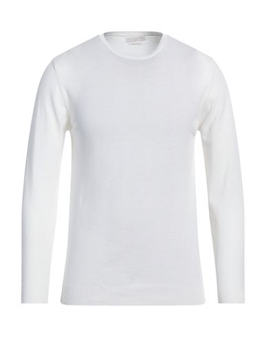 Shop Daniele Fiesoli Man Sweater White Size M Cotton