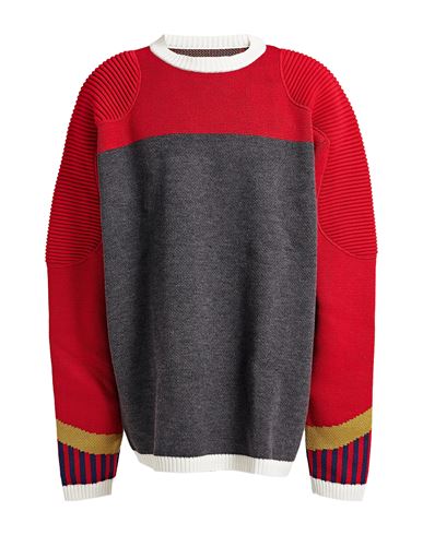 Ferrari Man Sweater Lead Size Xl Wool In Grey