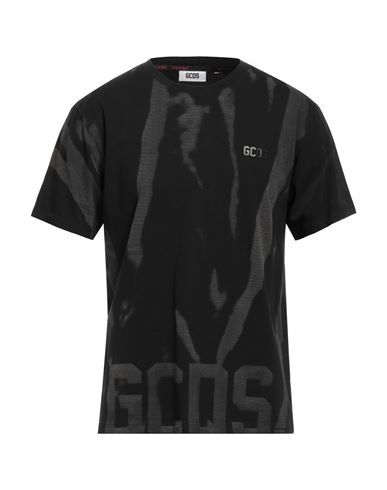 Gcds Man T-shirt Black Size S Cotton