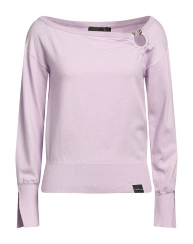 John Richmond Woman Sweater Lilac Size Xl Viscose, Polyester, Nylon In Purple