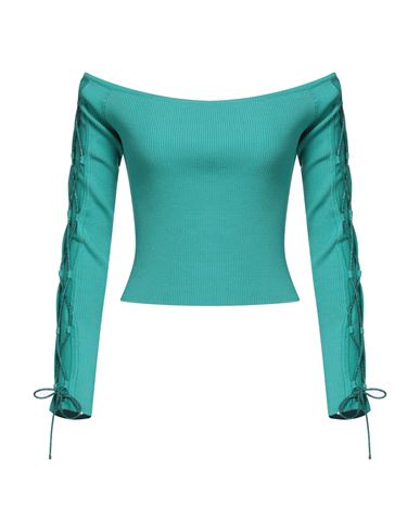 Giuseppe Di Morabito Woman Sweater Turquoise Size 6 Cotton, Elastane In Blue
