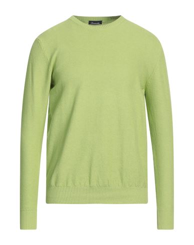 Shop Drumohr Man Sweater Acid Green Size 40 Cotton