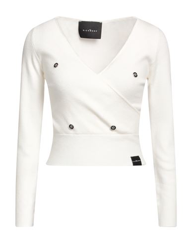 John Richmond Woman Sweater Off White Size Xl Viscose, Polyester, Nylon
