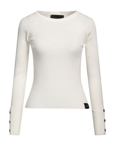 Shop John Richmond Woman Sweater Ivory Size Xl Viscose, Polyester, Nylon In White