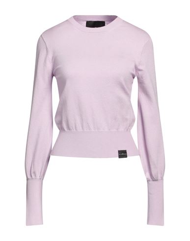 John Richmond Woman Sweater Lilac Size L Viscose, Polyester, Nylon In Purple