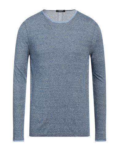 +39 Masq Man Sweater Blue Size 42 Linen, Cotton
