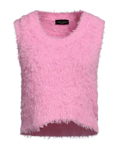 Roberto Collina Woman Sweater Pink Size M Cotton, Nylon