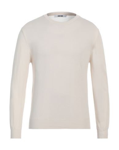 Shop Grifoni Man Sweater Cream Size 36 Cotton In White
