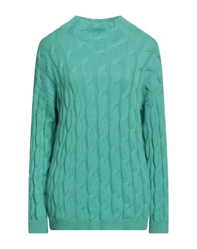 Ambrosio Woman Sweater Green Size 8 Cashmere