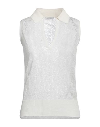 Ballantyne Woman Sweater White Size 8 Linen