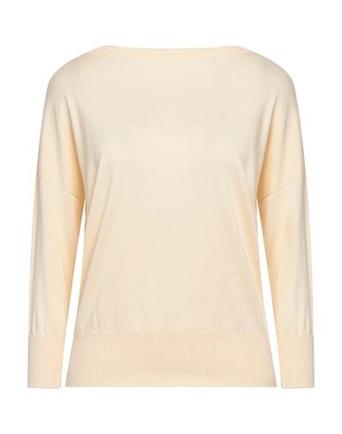 Slowear Zanone Woman Sweater Cream Size L Cotton, Silk In White
