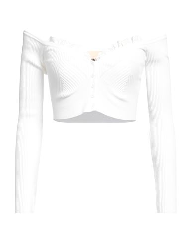 Aniye By Woman Wrap Cardigans White Size M Viscose, Polyester, Cotton
