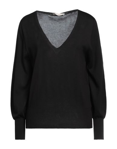Slowear Zanone Woman Sweater Black Size 8 Cotton, Silk