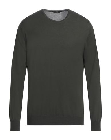 Shop Hōsio Man Sweater Dark Green Size Xl Cotton