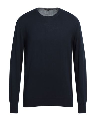 Hōsio Man Sweater Navy Blue Size Xl Cotton