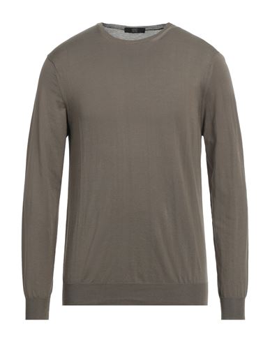 Hōsio Man Sweater Khaki Size Xl Cotton In Beige