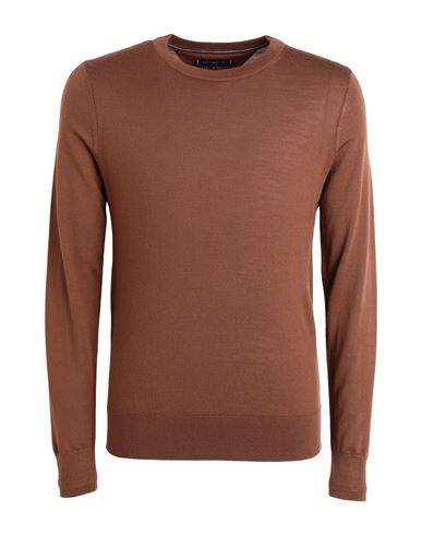 Tommy Hilfiger Man Sweater Brown Size Xl Wool
