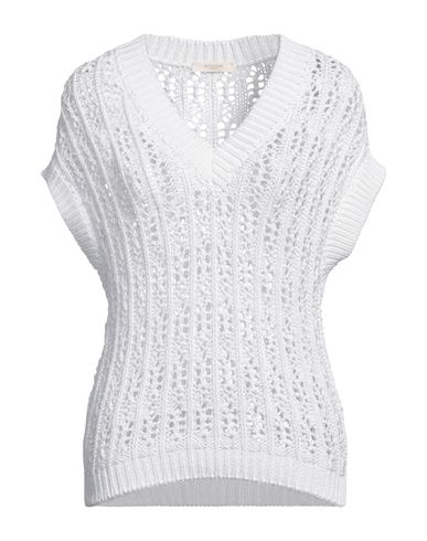 Slowear Woman Sweater White Size L Cotton