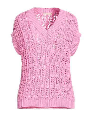 Zanone By Slowear Woman Sweater Pink Size M Cotton