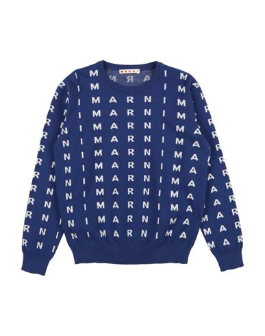 Marni Babies'  Toddler Boy Sweater Navy Blue Size 4 Cotton