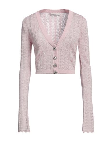 Shop Alessandra Rich Woman Cardigan Light Pink Size 6 Viscose, Polyamide, Polyester