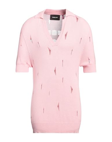 Shop Barrow Man Sweater Pink Size M Viscose, Polyester
