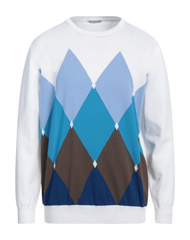Albas Man Sweater White Size 46 Cotton