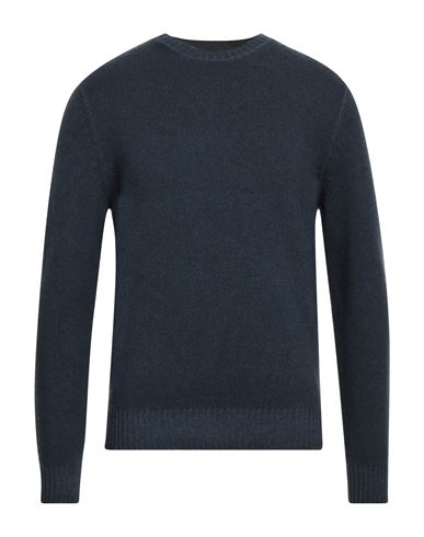 Shop Malo Man Sweater Navy Blue Size 40 Virgin Wool