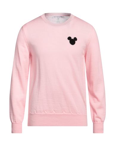 Comme Des Garçons Shirt Man Sweater Pink Size M Acrylic, Wool