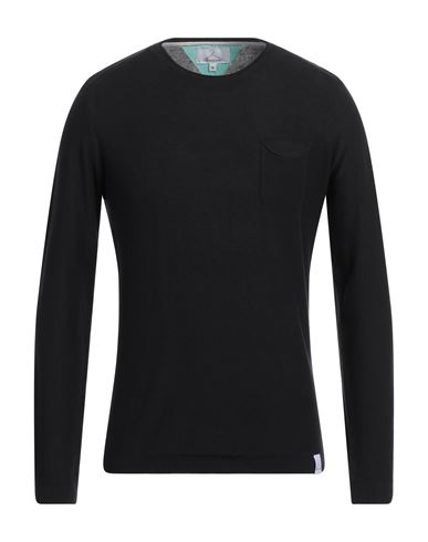 Berna Man Sweater Black Size Xxl Cotton