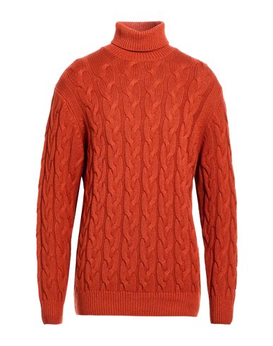 Rollkragenpullover Herren Rostrot 46,48,50,52,54,56 Herren