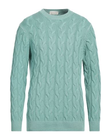 Filippo De Laurentiis Man Sweater Light Green Size 40 Merino Wool, Silk, Cashmere