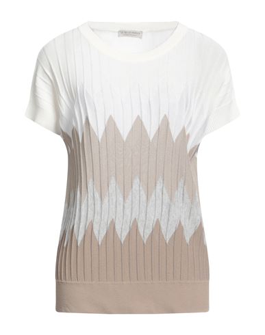 Le Tricot Perugia Woman Sweater White Size Xs Viscose, Polyester