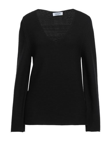 Gran Sasso Woman Sweater Black Size 12 Virgin Wool