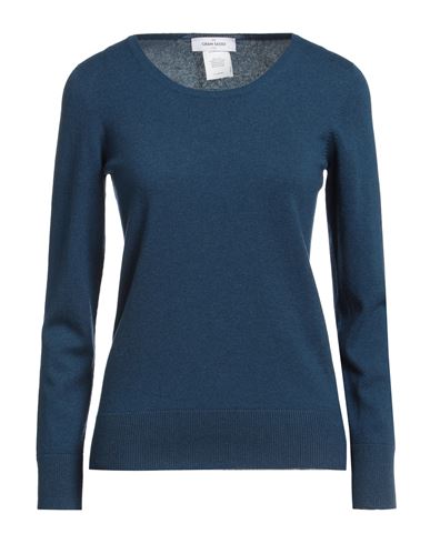 Gran Sasso Woman Sweater Navy Blue Size 4 Virgin Wool, Viscose, Cashmere